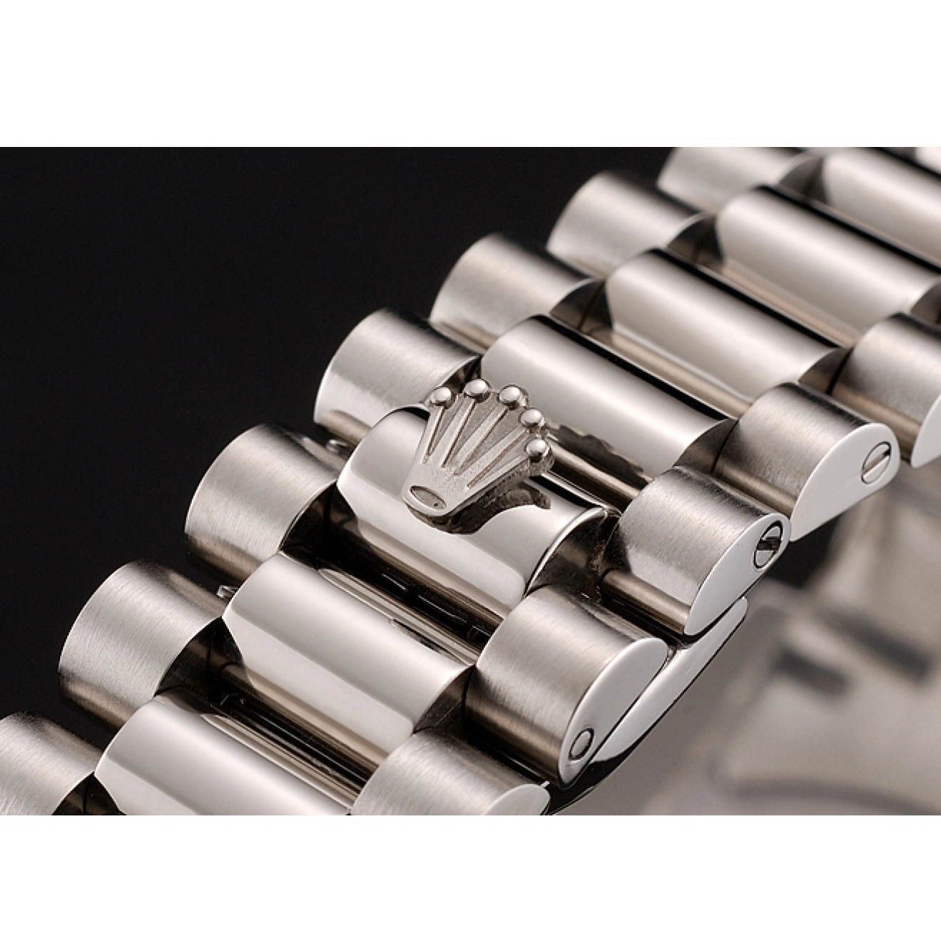Aaa replica Diamonds Staineless Rolex Steel 1454109 Bezel Swiss Bracelet Day-Date 0801